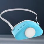 Appareil dispositif anti-ronflement électrique avec vaporisateur sur fond noir