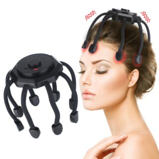 Appareil de massage de tête électrique en deux couleurs