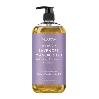 Photo d'une huile de massage à la lavande