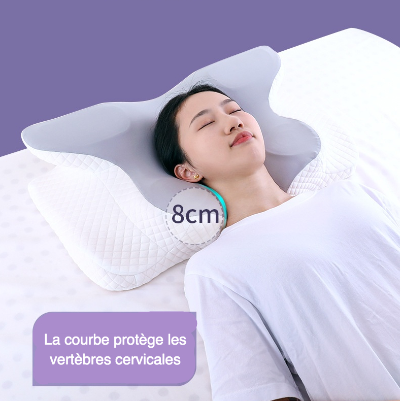 Oreiller cervical ergonomique en forme de papillon • Instant Santé — free download