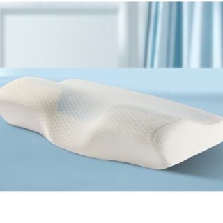 photo représentant un oreiller ergonomique blanc