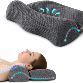 Oreiller ergonomique en mousse à mémoire de forme