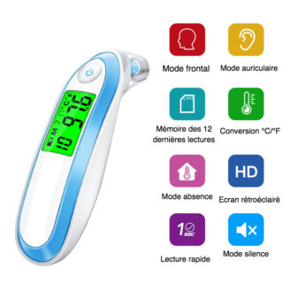 Thermomètre numérique auriculaire médical à infrarouge