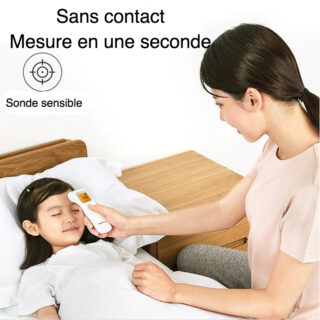 Thermomètre pistolet frontal sans contact de haute précision