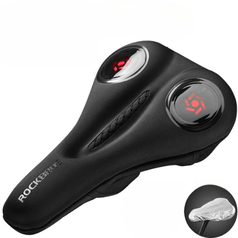 Housse selle vélo anti douleur en silicone à mémoire de forme