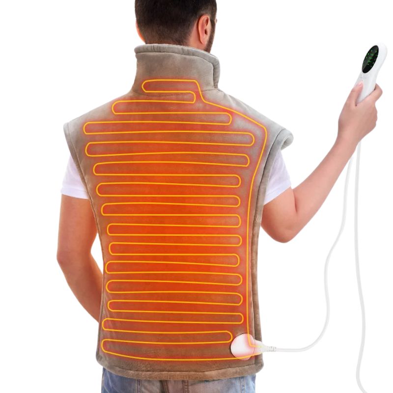 Coussin chauffant électrique anti-douleur doux et polyvalent