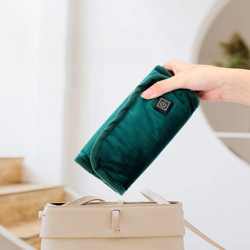 Coussin chauffant électrique anti-douleur pratique et compact