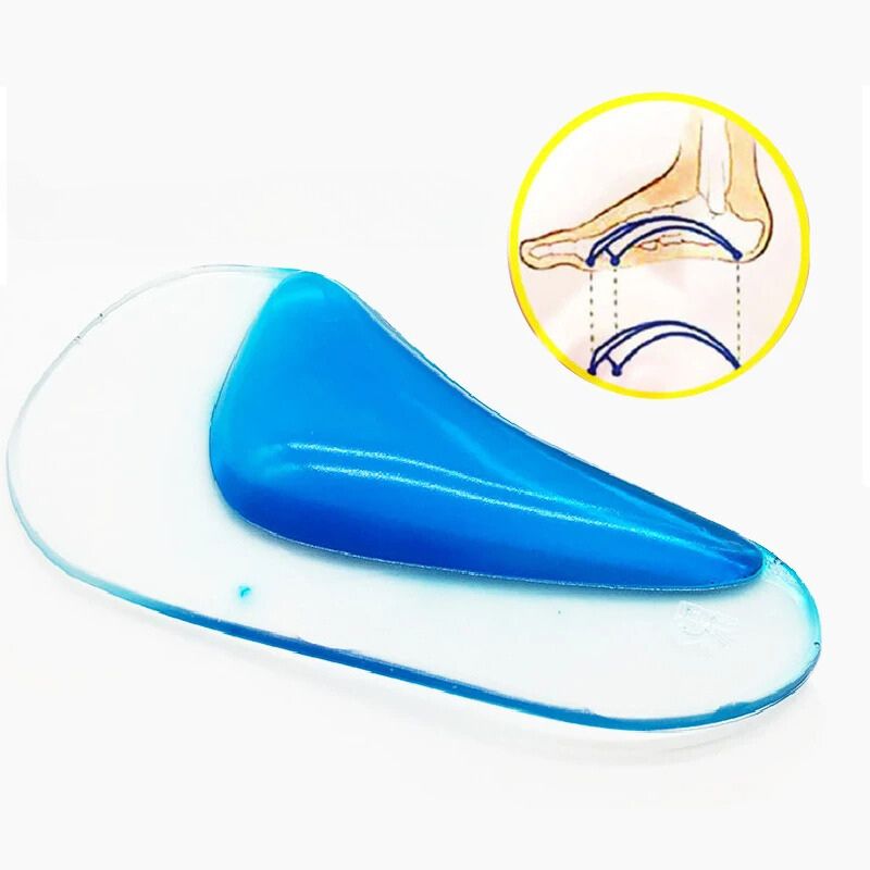 Semelle anti douleur orthopédique confortable en silicone
