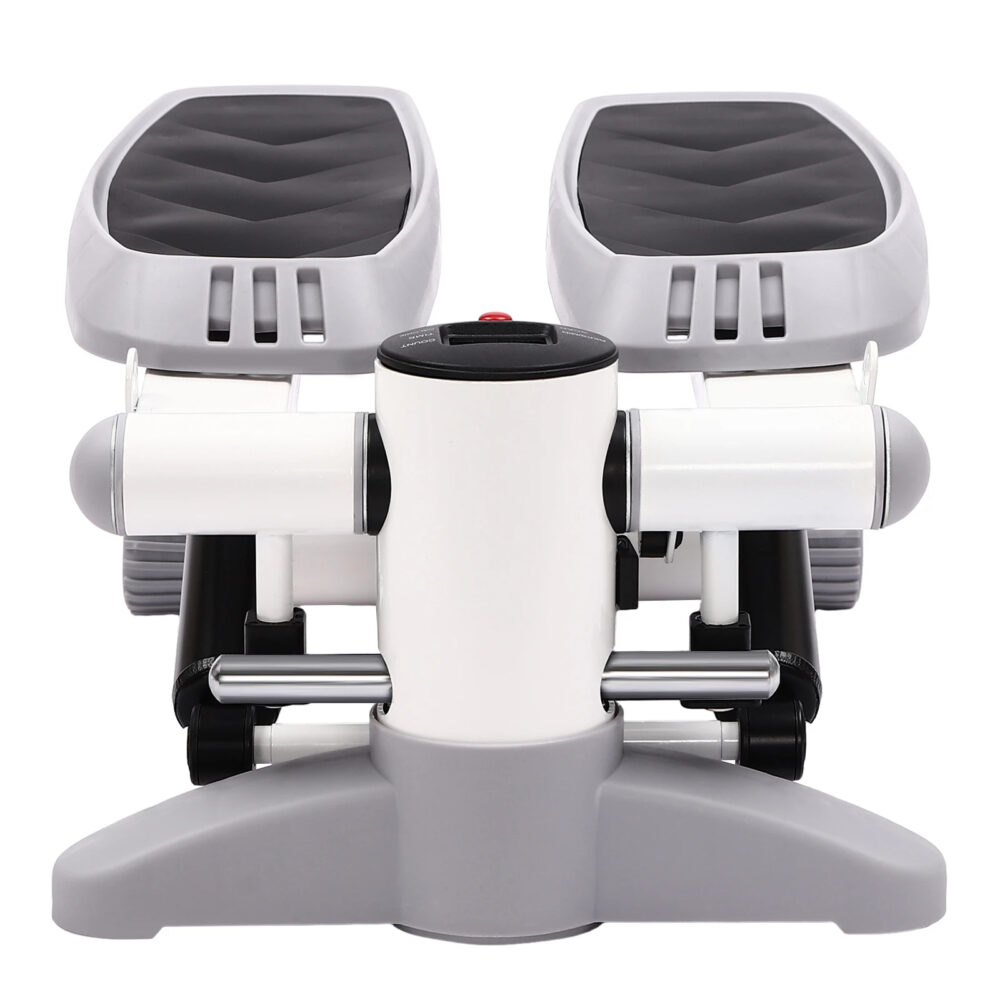 Mini stepper pour sport à la maison sur fond blanc