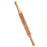 Bâton de massage gua sha 36 perles sur fond blanc