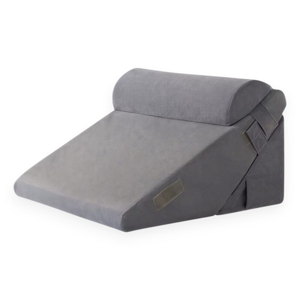 Ensemble de 3 oreillers orthopédiques gris