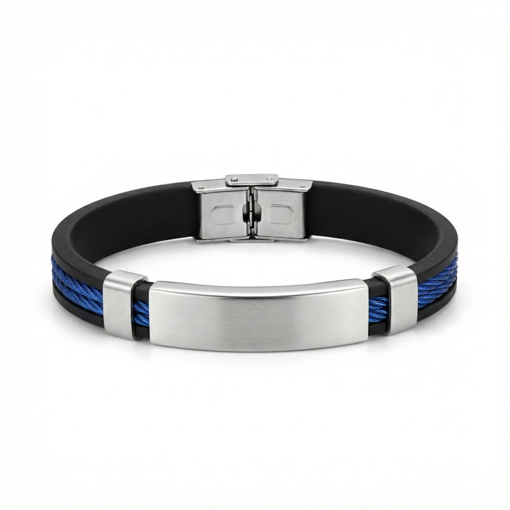 Bracelet magnétique anti-douleurs inox – soulagement naturel quotidien