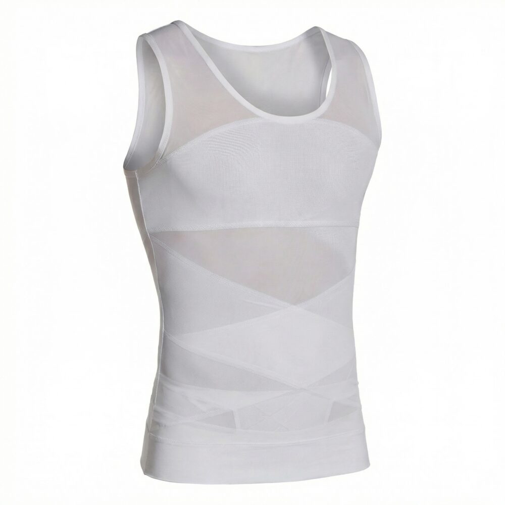 T shirt correcteur de posture sans manche effet amincissant