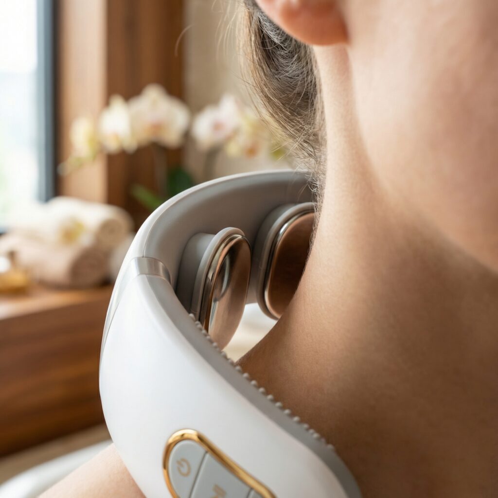 Masseur lymphatique cou et cervicales – relaxation et drainage detail