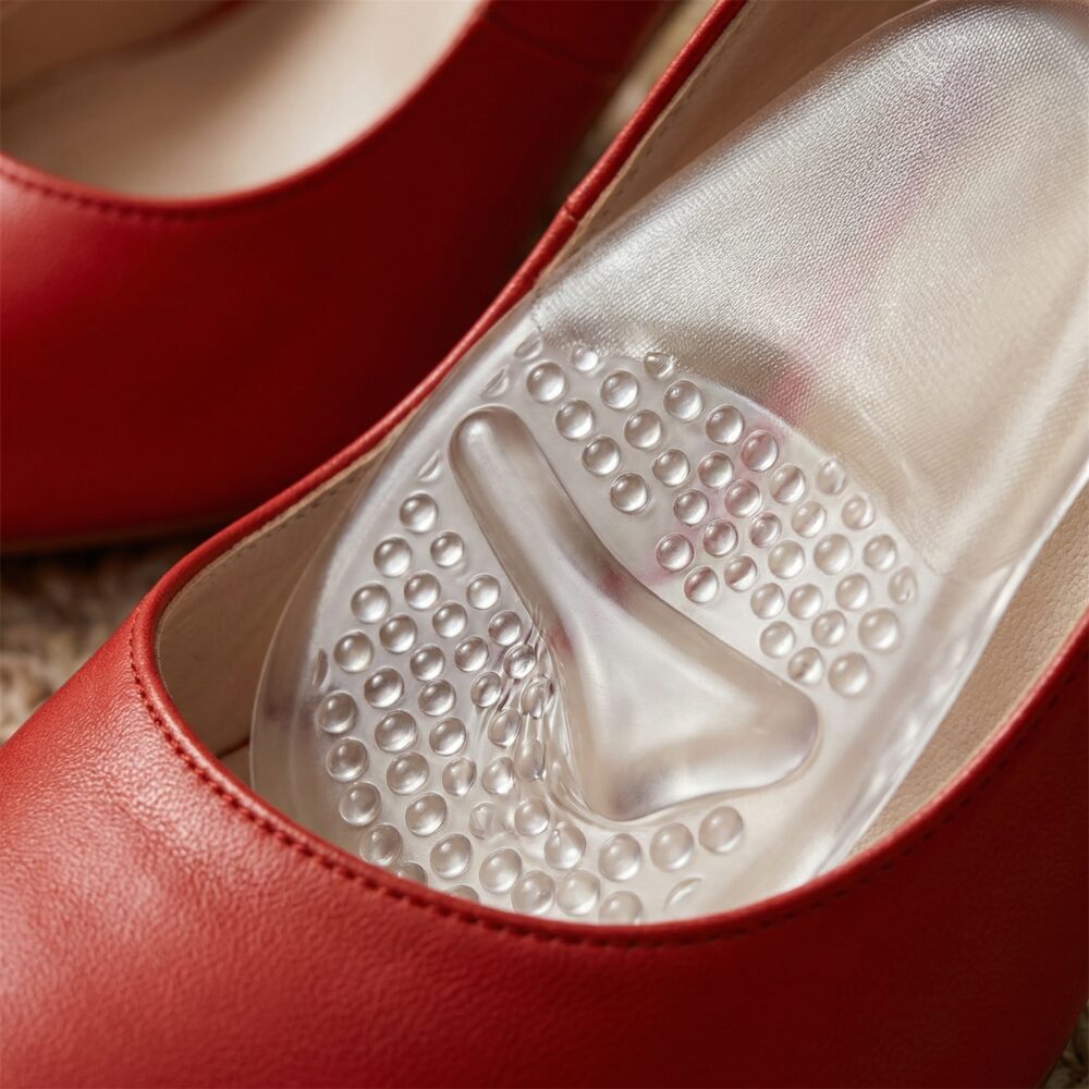Semelles anti douleur gel pour talons hauts detail