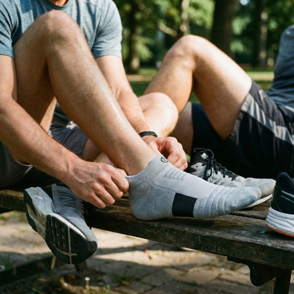 Chaussettes de compression respirantes pour hommes 3 paires lifestyle