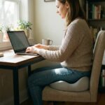 Coussin mémoire de forme chaise ergonomique – confort assise lombaire lifestyle