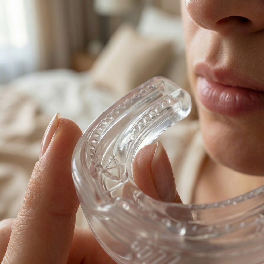 Gouttière anti ronflement ergonomique en silicone detail