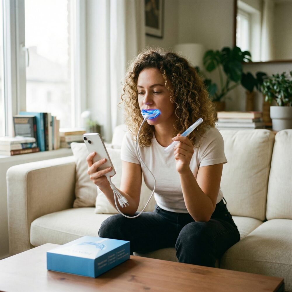 Kit de blanchiment dentaire avec plusieurs ports d'alimentation lifestyle