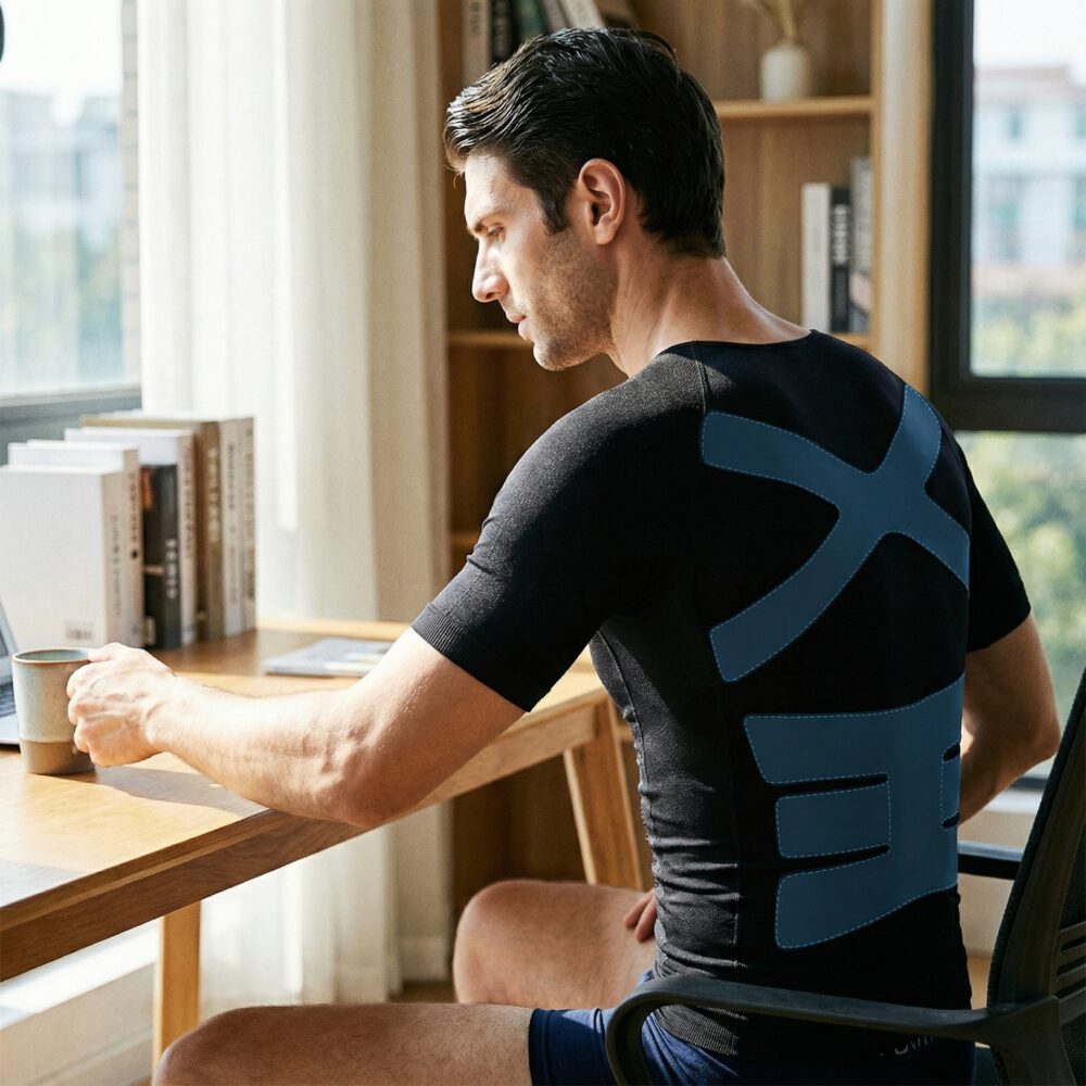 T-shirt correcteur de posture en nylon lifestyle