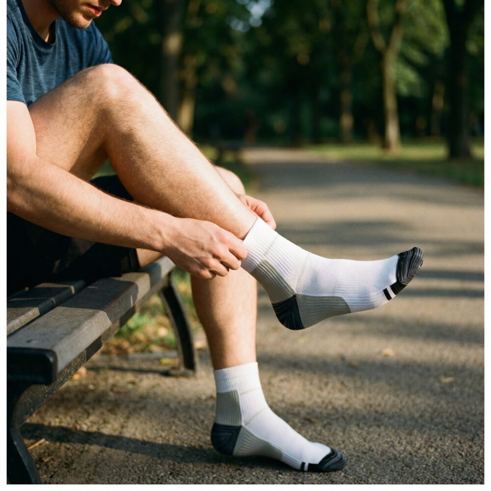 Chaussettes de compression élastiques unisexes 2 paires lifestyle