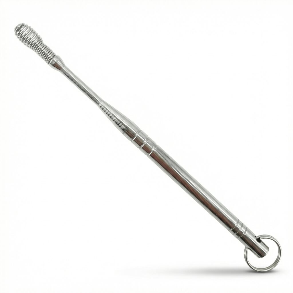 Nettoyeur d’oreille spirale inox – outil réutilisable hygiène auriculaire