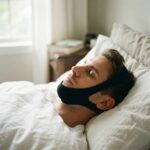 Masque anti-ronflement élastique – maintien menton et respiration fluide lifestyle