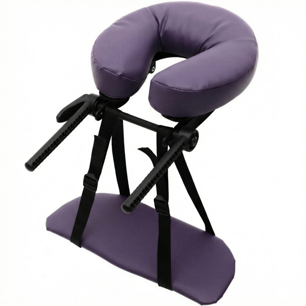Support de tête avec repose bras pour table de massage 1