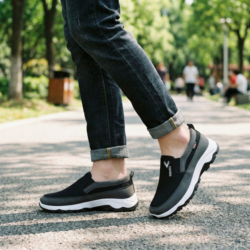 Chaussures orthopédiques faciles à enfiler pour homme 2