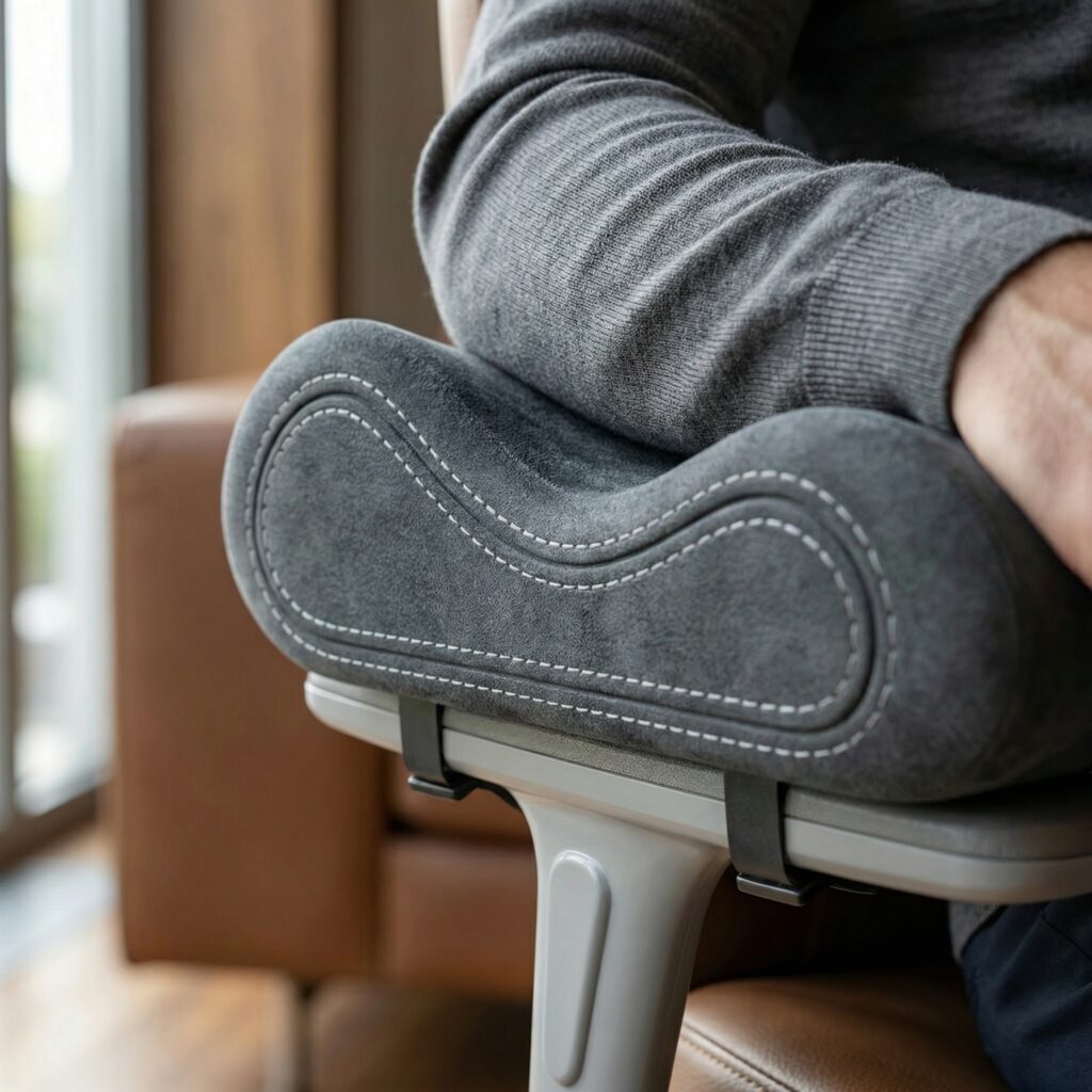 Coussin orthopédique et ergonomique pour accoudoir 3