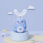 Brosse à dents électrique pour enfant en forme de U 4
