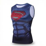 T-shirt compression sans manches Super-Man 1
