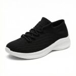 Chaussures de sport noires orthopédiques pour femme 1