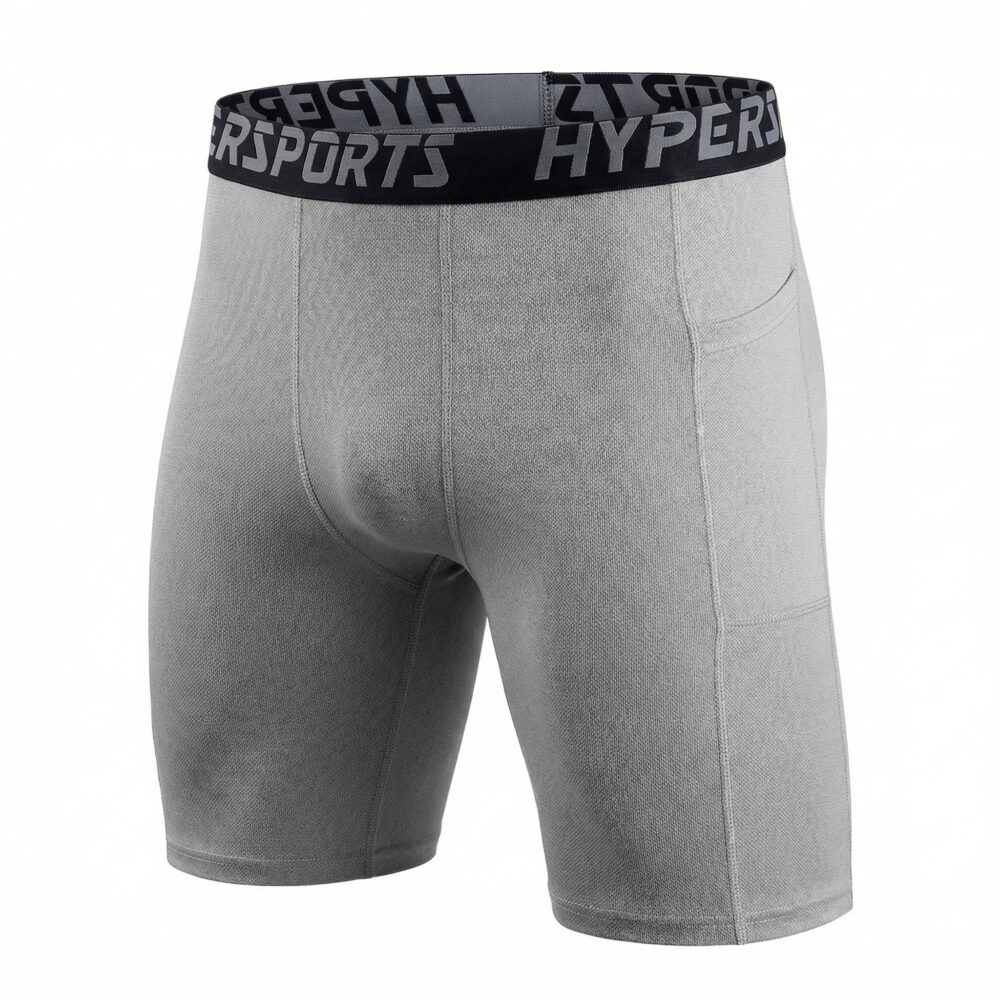 Short de compression avec poche pour homme 1