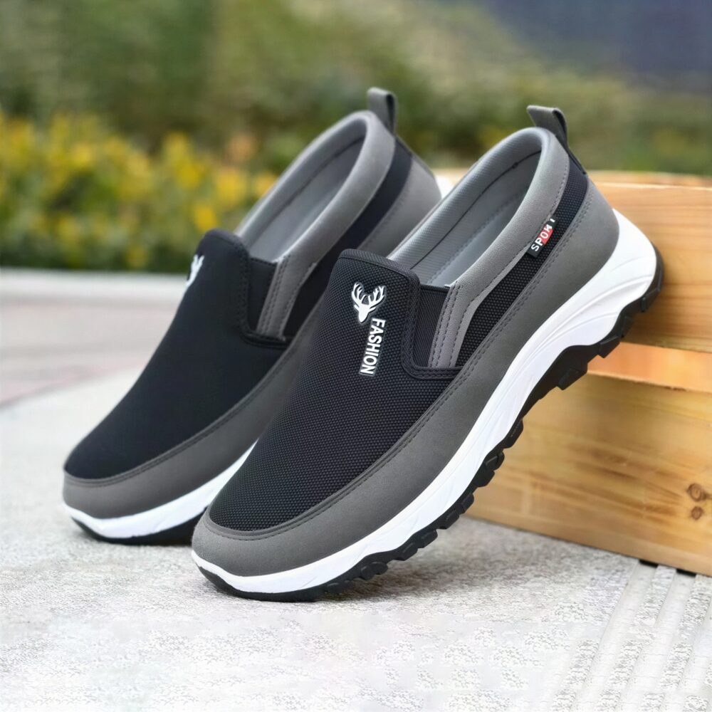 Chaussures orthopédiques faciles à enfiler pour homme 4