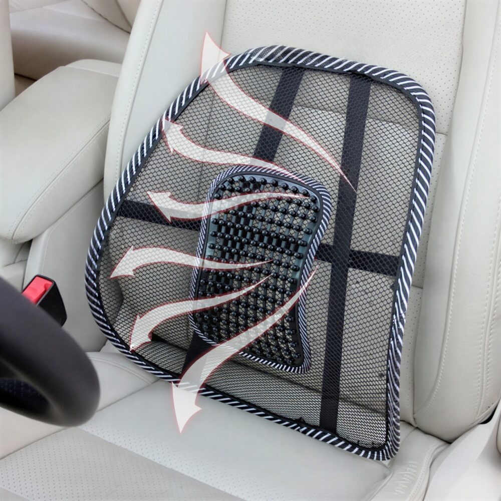 Coussin orthopédique pour soulagement du dos en voiture 6