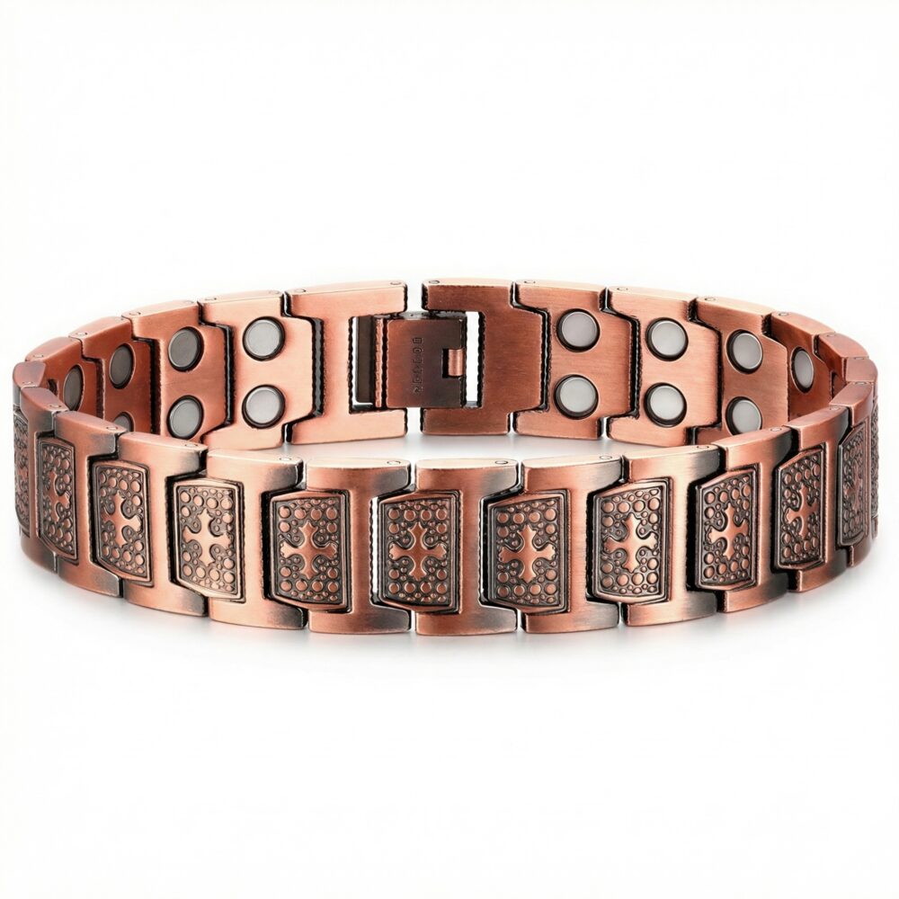 Bracelet anti douleur en cuivre à motifs tendances 1 Bracelet anti douleur en cuivre à motifs tendances 1