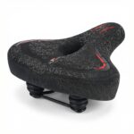 Selle vélo anti douleur douce avec motifs 1