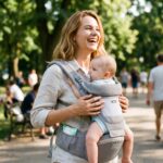 Porte-bébé ergonomique en coton 2