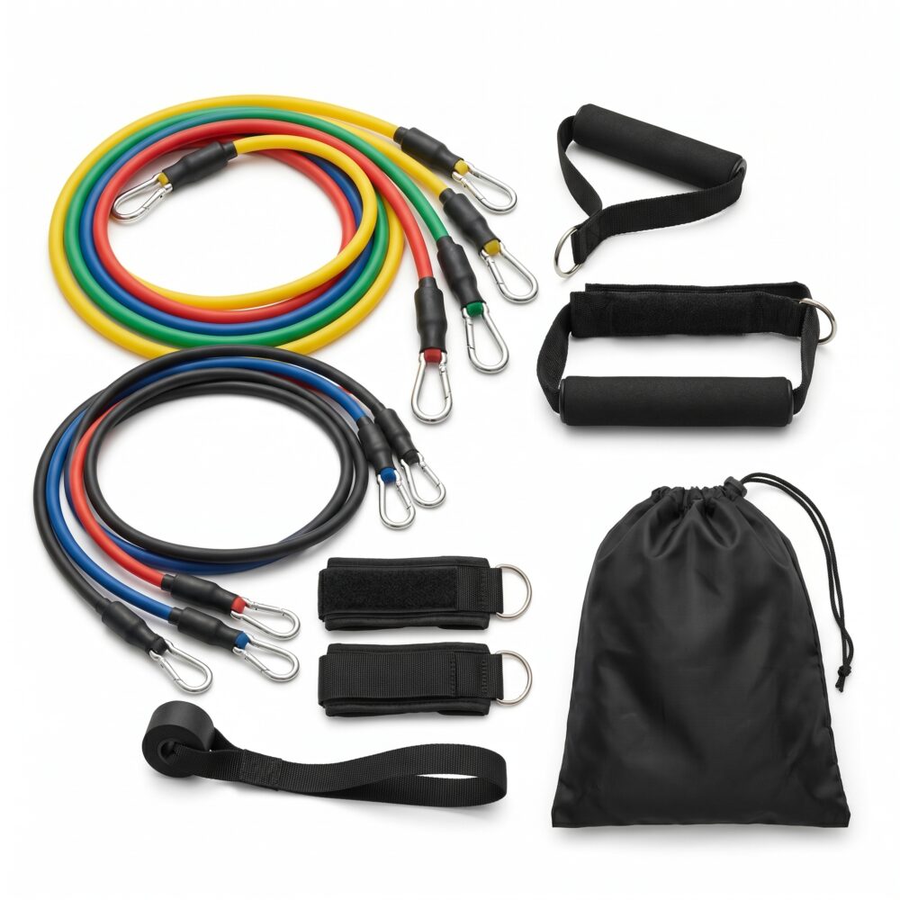 Kit de sangles de résistances pour renforcement musculaire 1