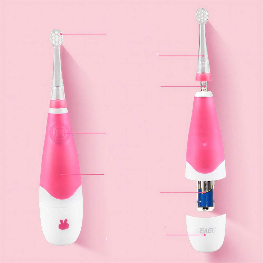 Brosse à dents électrique à poils souples pour enfants 2